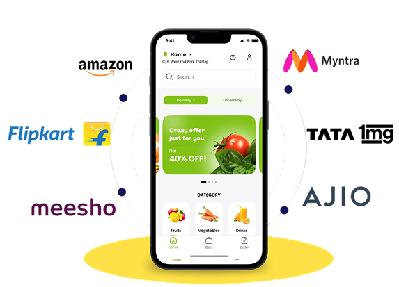 AKOI eCommerce marketing across Amazon, Flipkart, Myntra, Ajio, Meesho and TATA 1mg