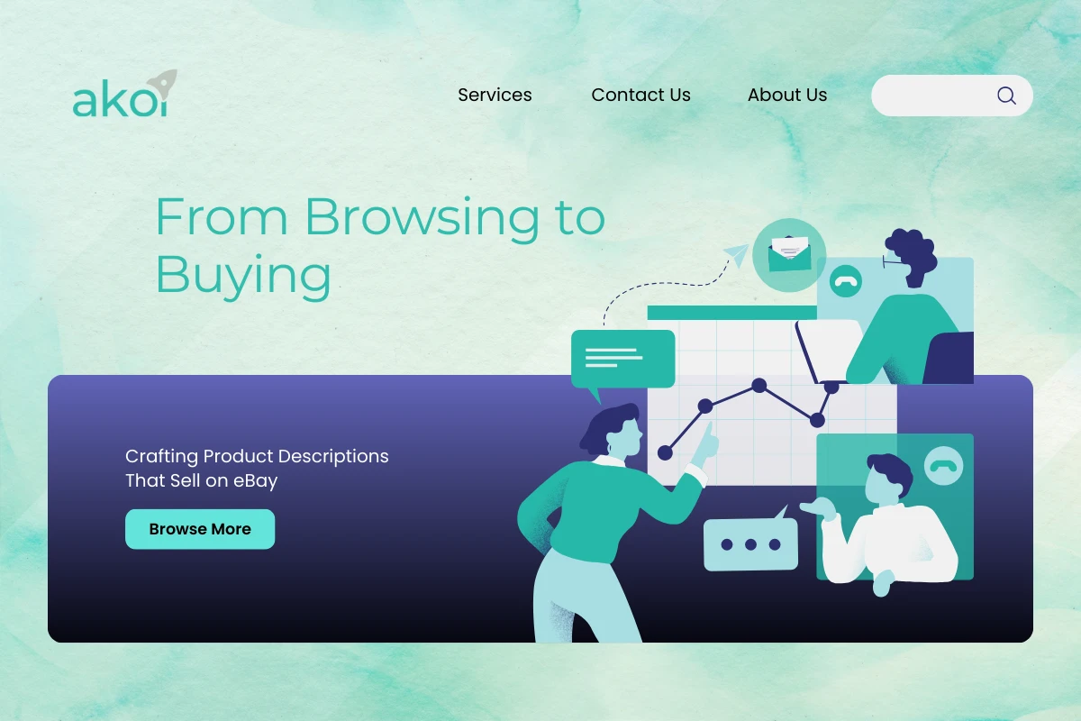 Banner showing the art of crafting product descriptions that drive eBay sales and boost e-commerce conversions