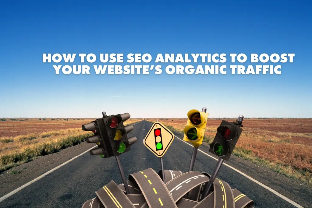 Banner showcasing how SEO analytics drives organic traffic growth through data-driven optimization strategies