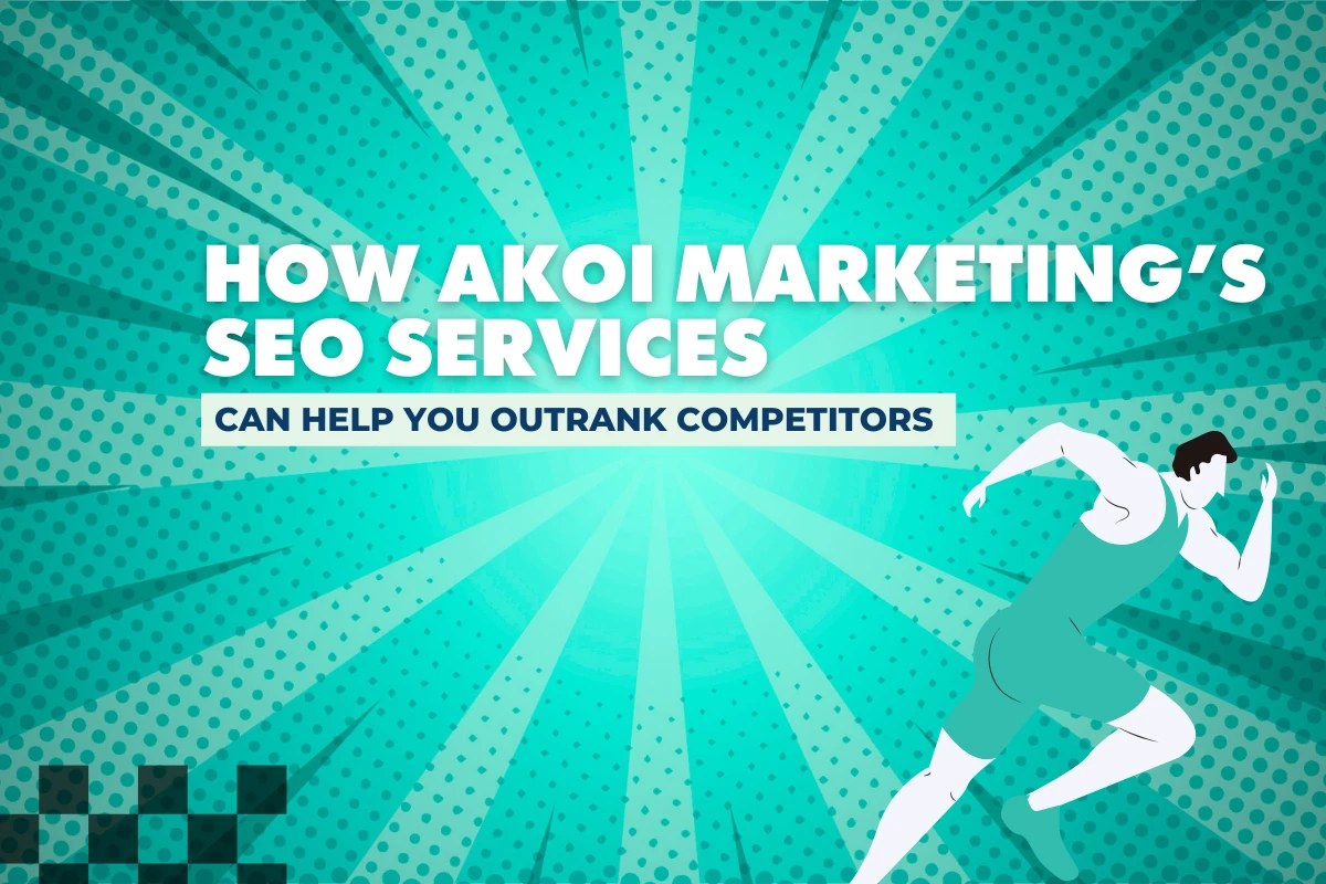 SEO strategy concept with charts, keywords, and competitor rankings on a digital screen
