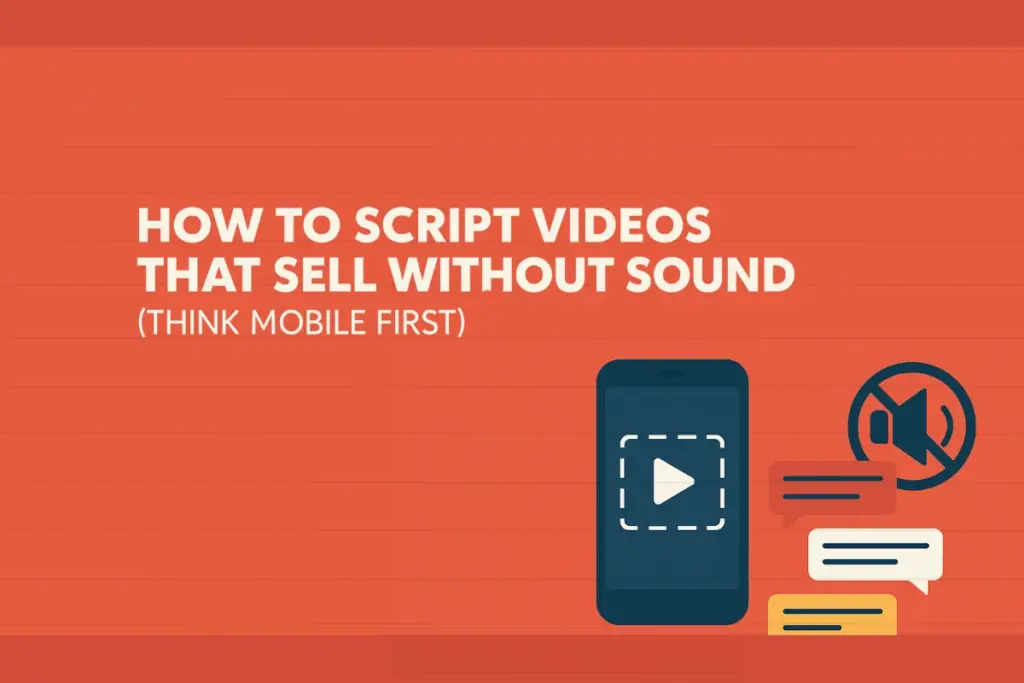 How to Script Videos That Sell Without Sound (Think Mobile First)
