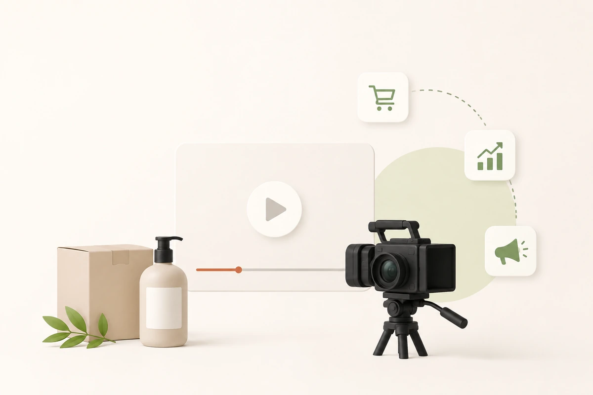D2C video production partner creating product videos for ecommerce brands