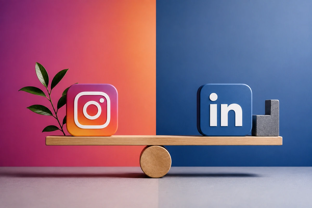 Instagram vs LinkedIn for brands in 2026