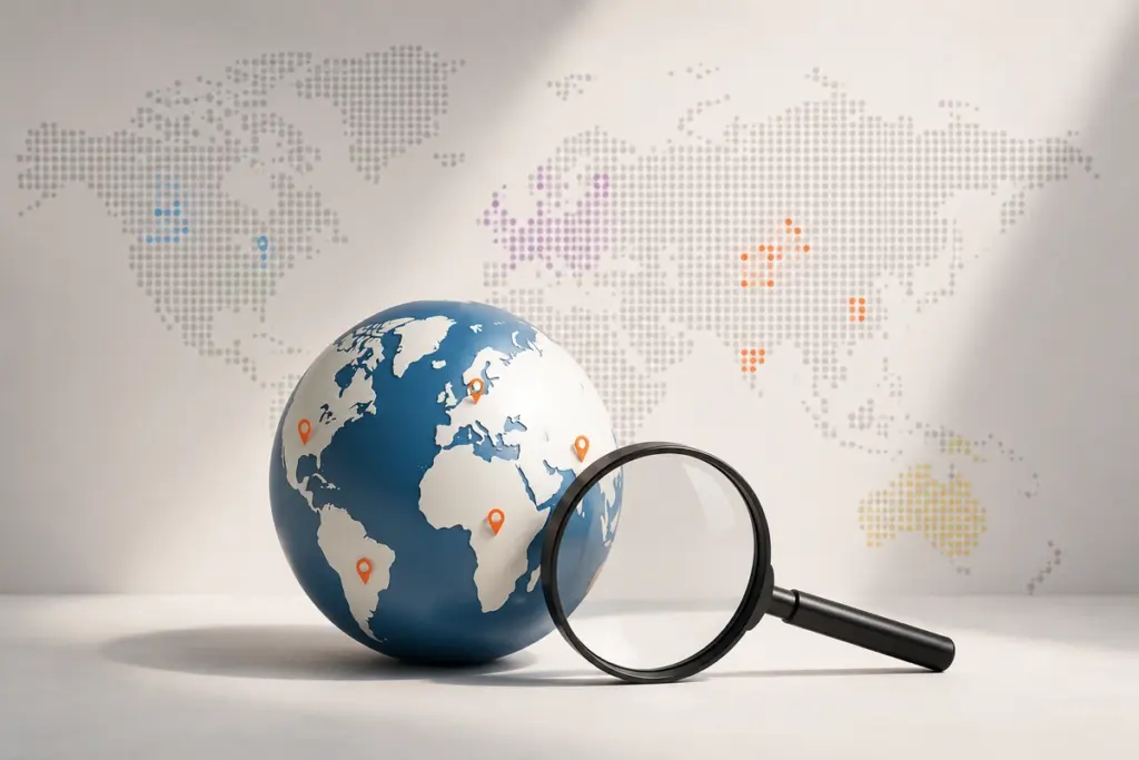 International SEO strategy with hreflang, URL structure, and localized content
