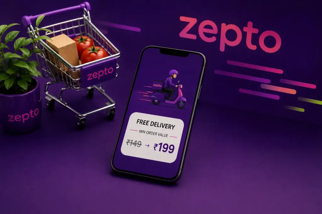 Zepto minimum order value increased to ₹199 for free delivery