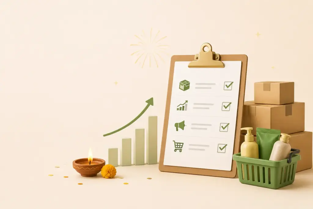 Quick commerce inventory and advertising checklist for FMCG festive season
