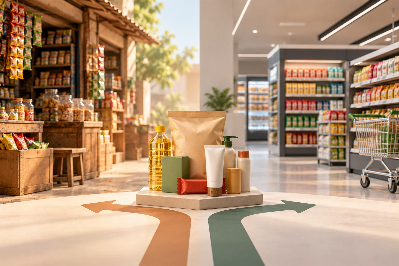 General trade vs modern trade for FMCG brands in India