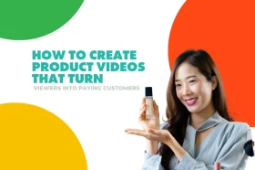 Banner showing how strategic product videos drive conversions and boost e-commerce sales through professional video production