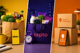 Blinkit vs Zepto vs Swiggy Instamart quick commerce comparison